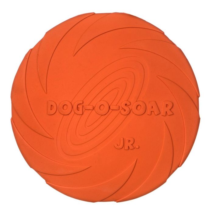 Frisbee Trixie Dog Disc Azul Naranja Goma