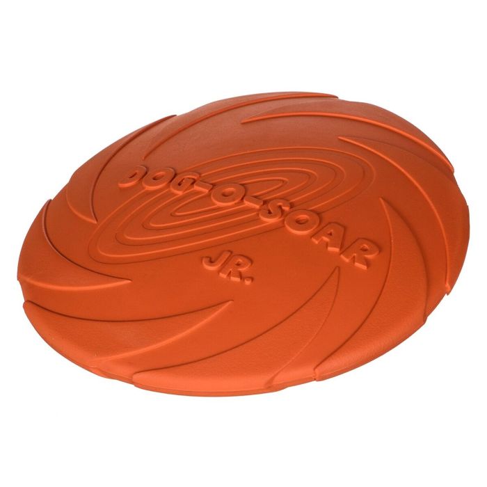 Frisbee Trixie Azul Naranja Goma Caucho 5