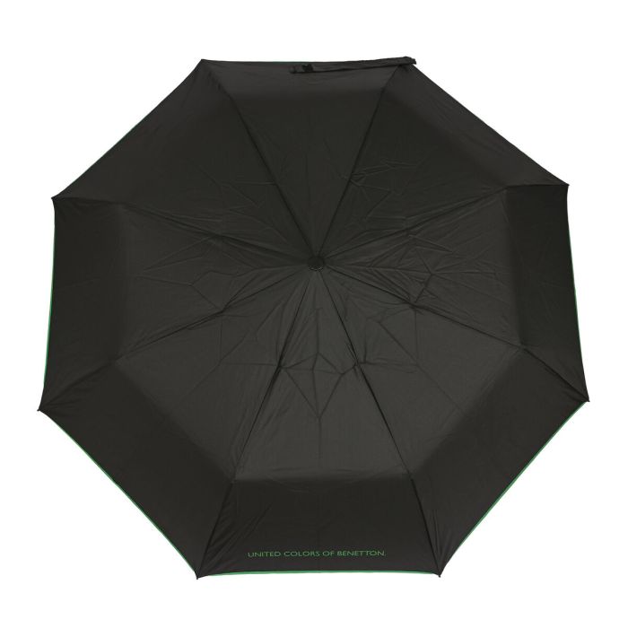 Paraguas Plegable Benetton Negro (Ø 93 cm) 4