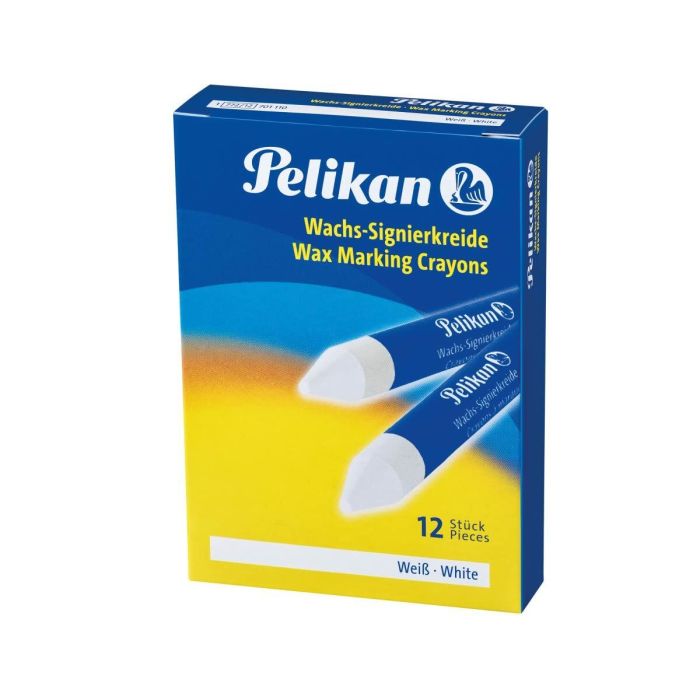 Ceras de colores Pelikan 701052 Blanco 12 Piezas