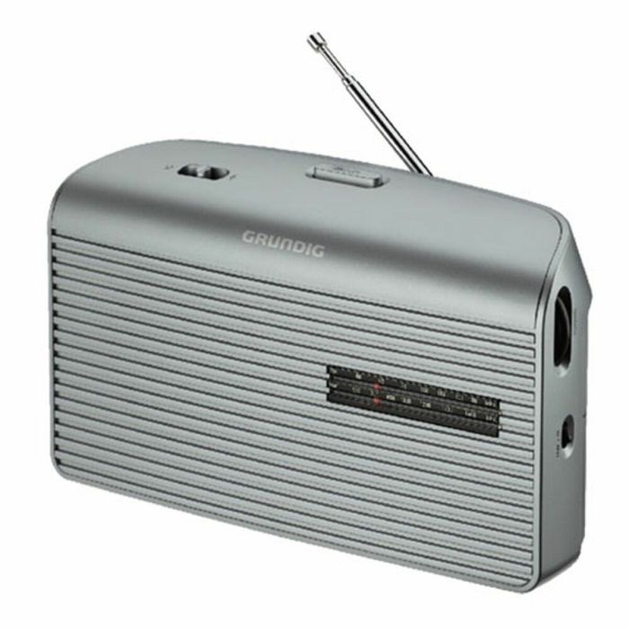 Radio Transistor Grundig MUSIC60 PLATA FM AM Plateado