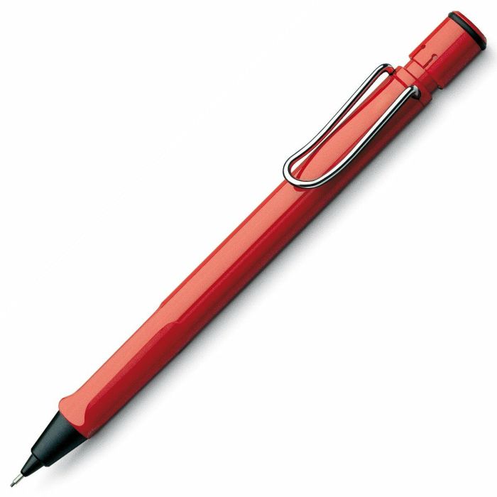 Lamy Portaminas Safari 0.5 Con Clip Metálico Y Goma De Borrar Rojo