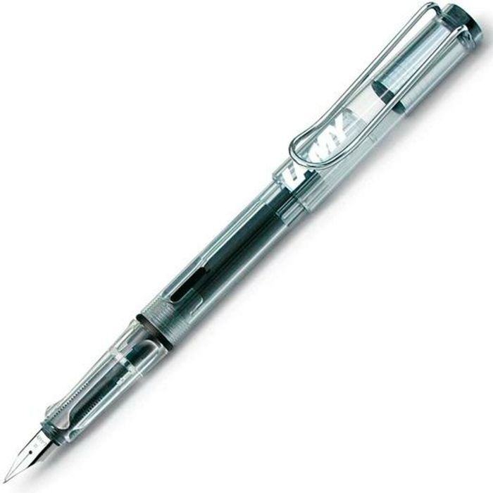 Lamy Pluma Estilográfica Safari Vista 012Ef Clip Metálico Plástico Transparente