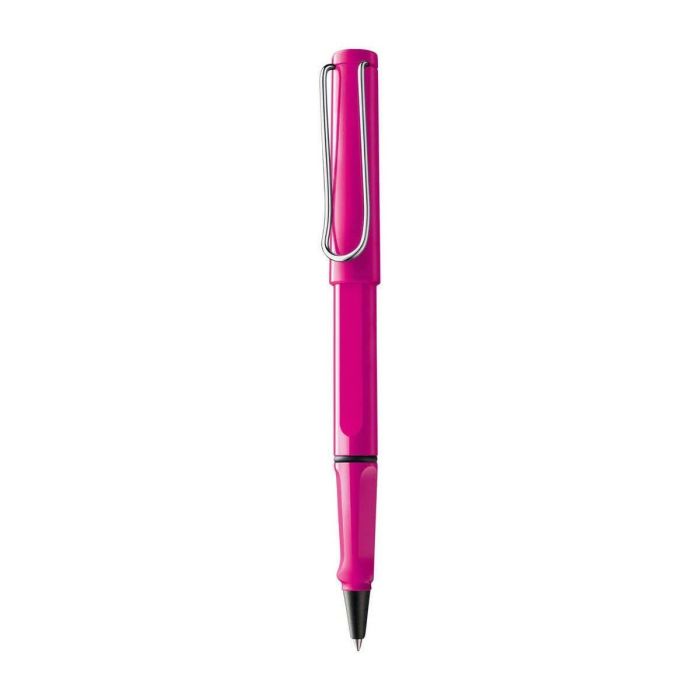 Boligrafo de tinta líquida Lamy Safari Rosa Azul 1