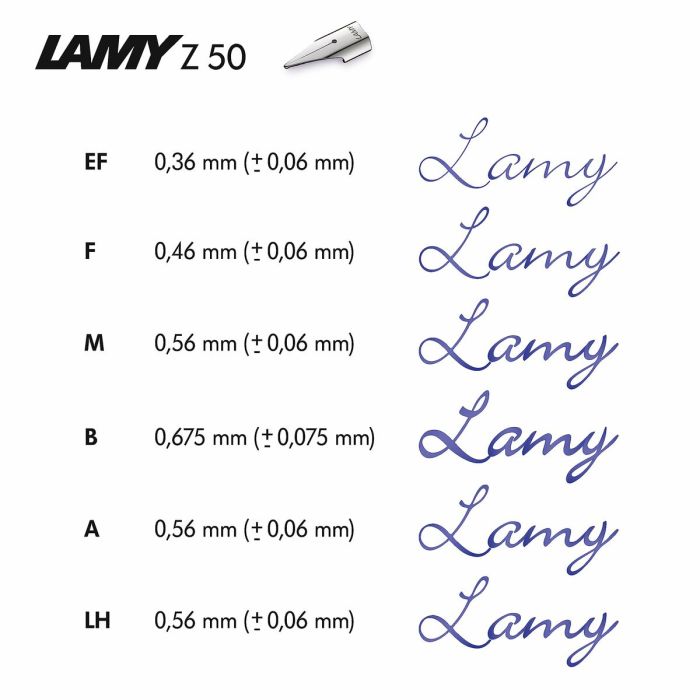 Pluma de Caligrafía Lamy Al-Star EF Lila 1