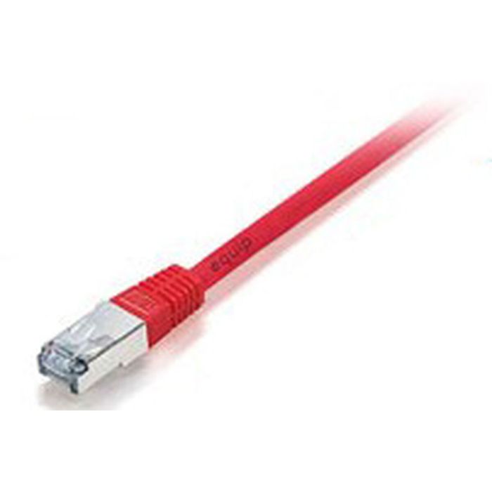 Equip 605520 Patchkabel Cat6 S/FTP 2xRJ45 1m Rojo LSZH para Redes Gigabit Ethernet PoE+