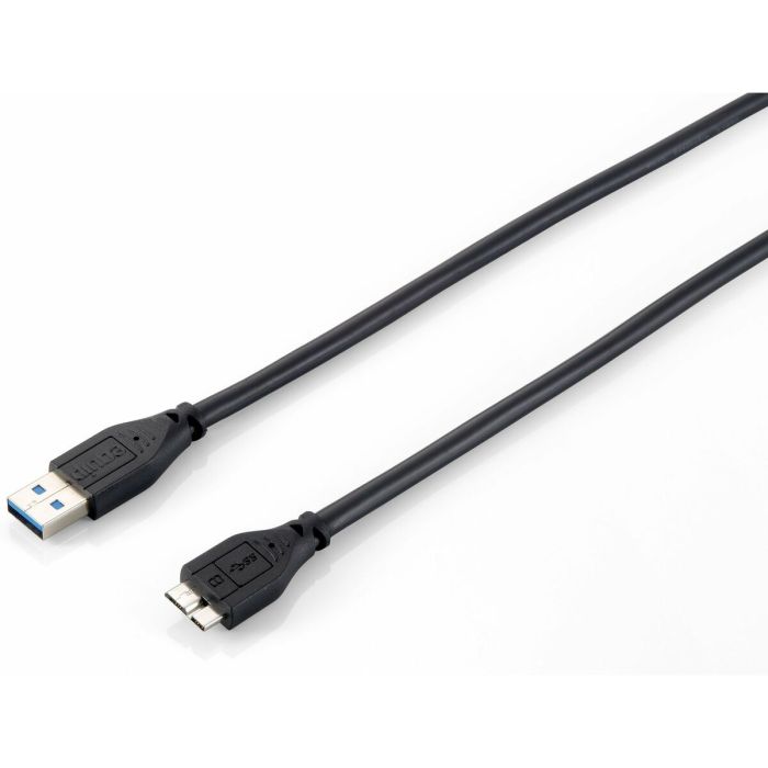 Cable USB 3.0 A a Micro USB B Equip 128397 Negro 1,8 m