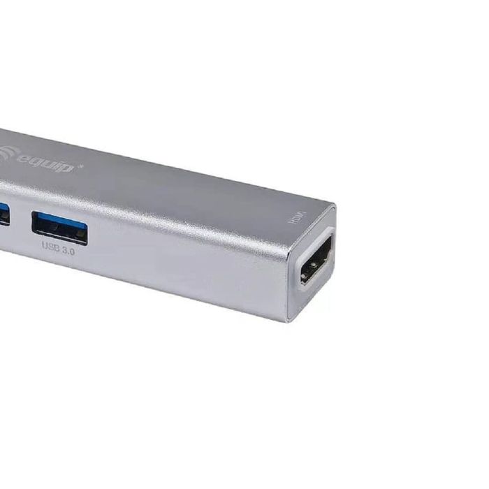 Hub USB Equip 133480 Gris 4