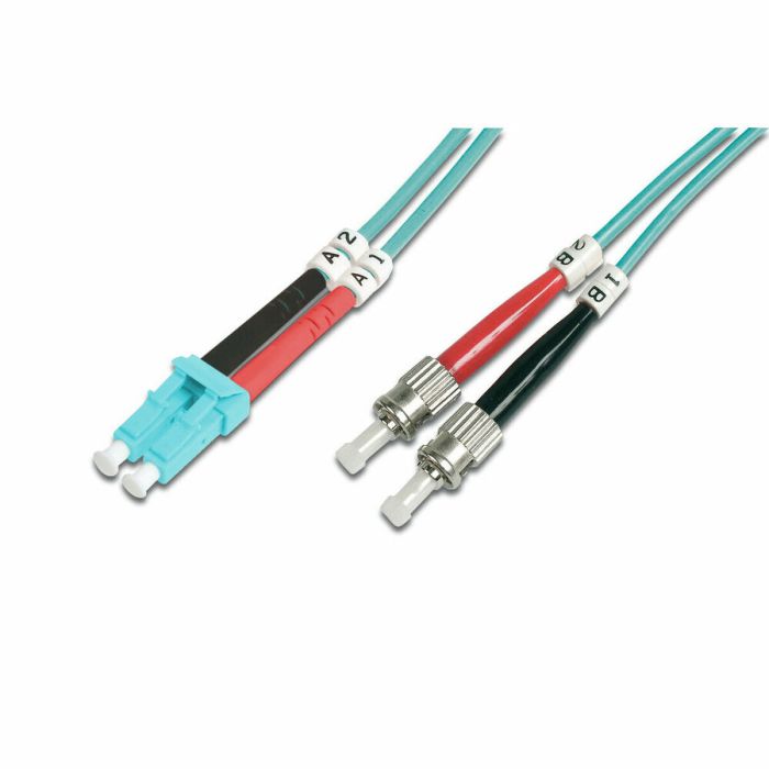 Digitus Cable de Fibra Óptica Multimodo Duplex OM3 LC a ST, 1m, I-VH, 10 Gbit/s, LSZH