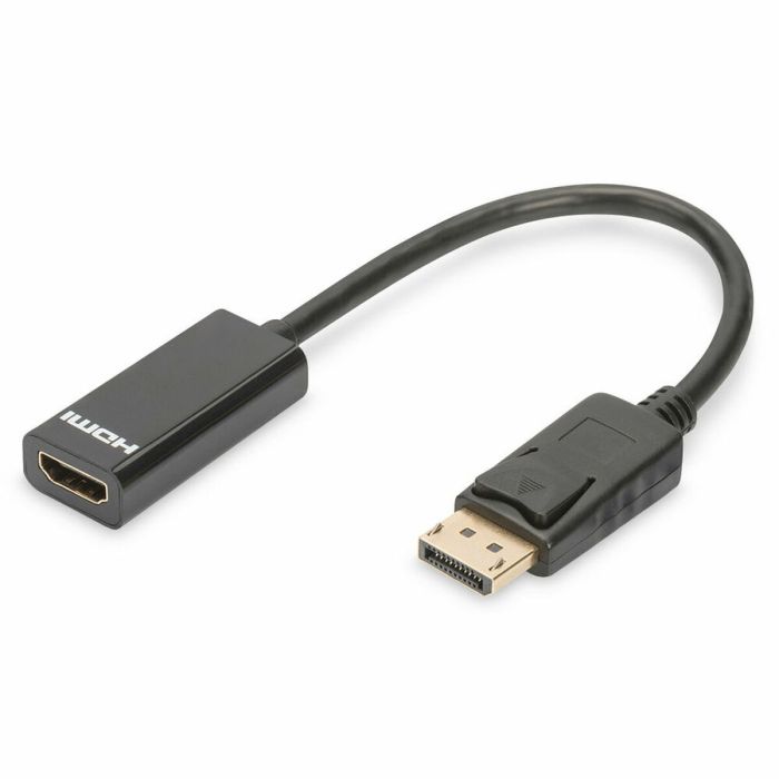 Adaptador DisplayPort a HDMI Digitus AK-340400-001-S Negro 15 cm