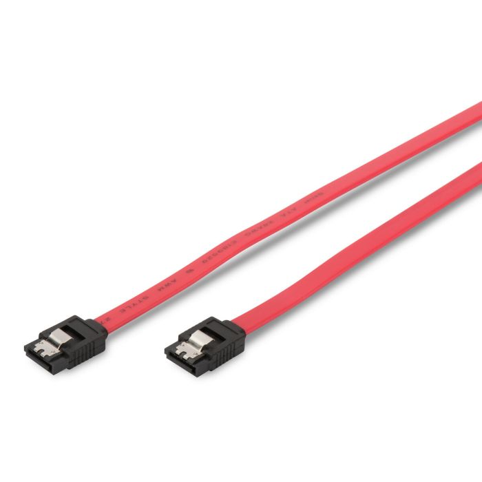 Digitus SATA connection cable, L-type, w/ latch F/F, 0.5m, straight, SATA II/III, re Digitus SATA connection cable, L-type, w/ latch F/F, 0.5m, straight, SATA II/III, re
