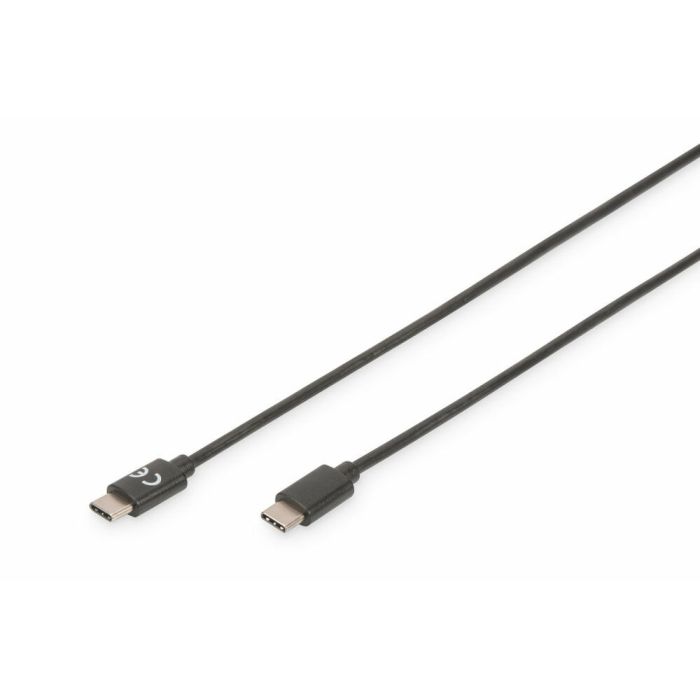 Cable USB-C Digitus AK-300138-010-S Negro 1 m