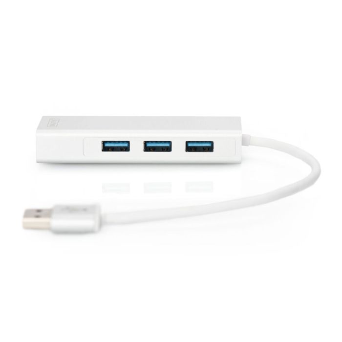 Hub USB Digitus by Assmann DA-70250-1 Blanco Gris Plateado 2 Hub USB Digitus by Assmann DA-70250-1 Blanco Gris Plateado 2