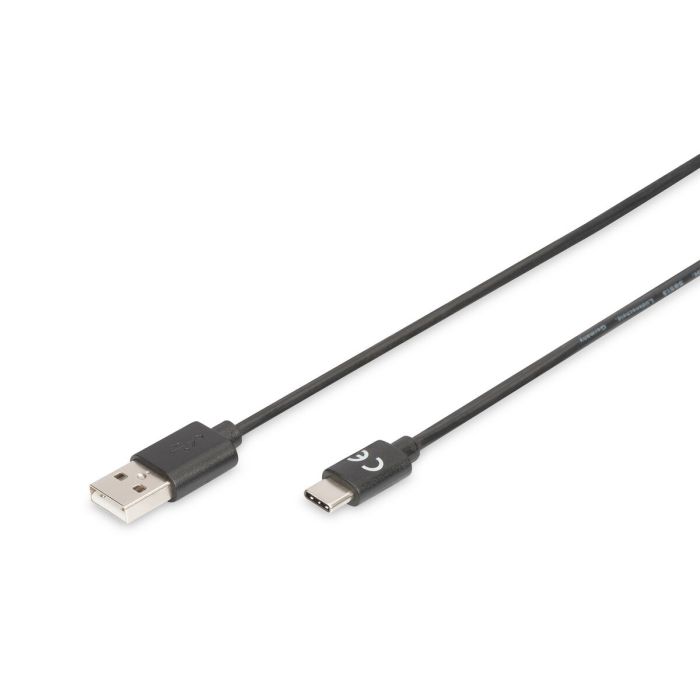 Cable USB A a USB-C Digitus by Assmann AK-300148-040-S Negro 2