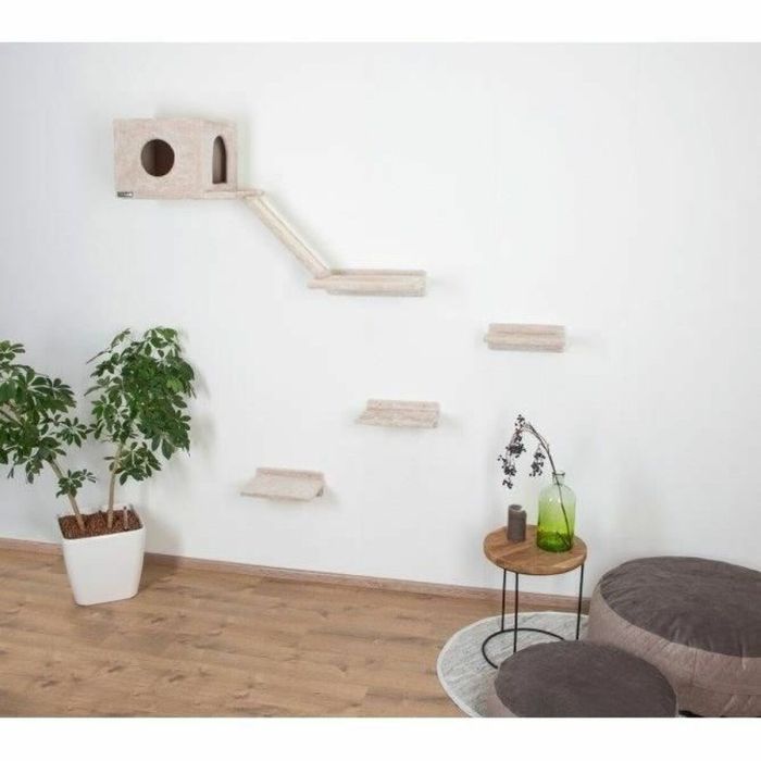 Árbol rascador para gatos Kerbl Blanco Madera 1