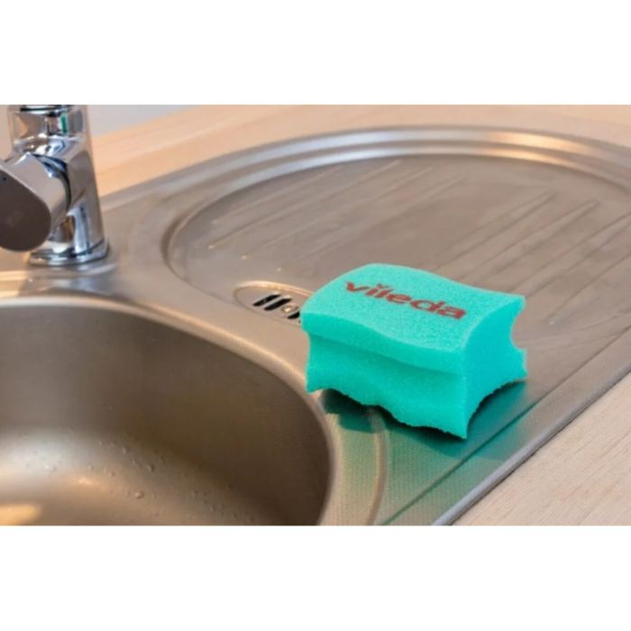 Estropajo Vileda Glitzi Pur Active Verde Poliuretano 60 x 4 x 90 cm (2 Unidades) 3