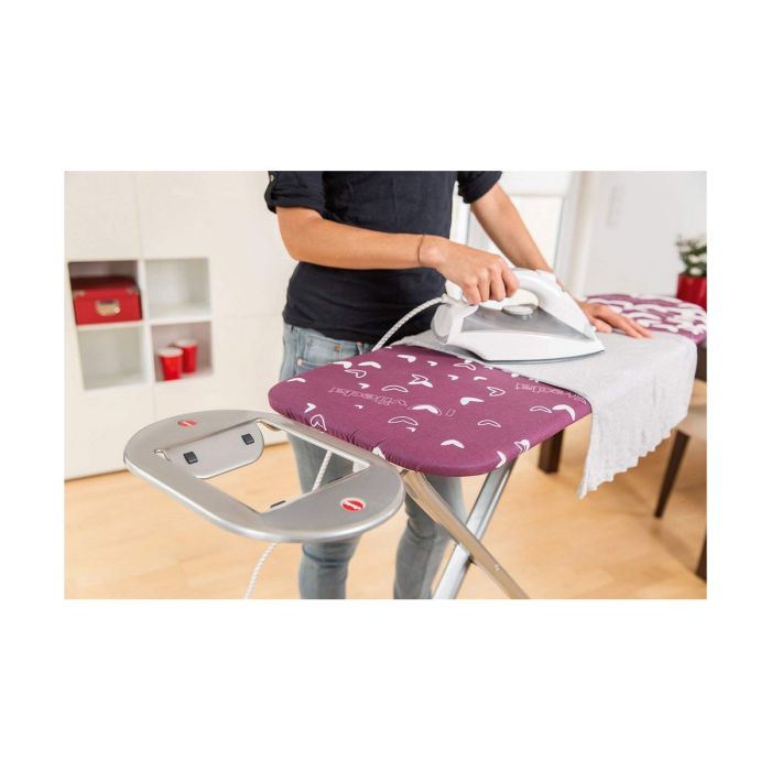 Tabla de Planchar Vileda Smart Rosa Acero Inoxidable (114 x 34 cm) 2 Tabla de Planchar Vileda Smart Rosa Acero Inoxidable (114 x 34 cm) 2