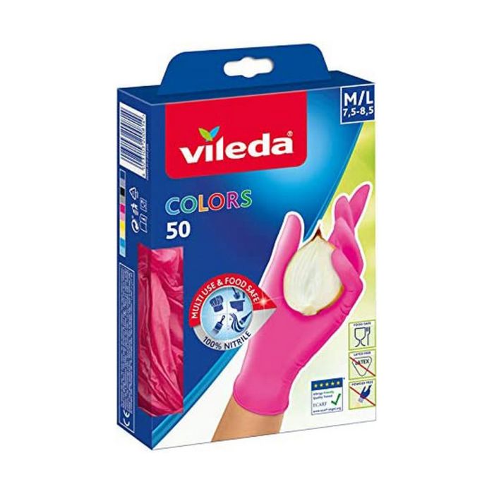 Guantes Desechables Vileda M/L 4 Guantes Desechables Vileda M/L 4