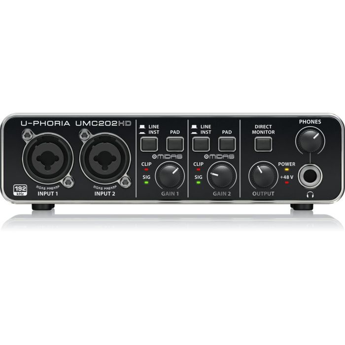 Interfaz de audio Behringer UMC202HD 0 Interfaz de audio Behringer UMC202HD 0