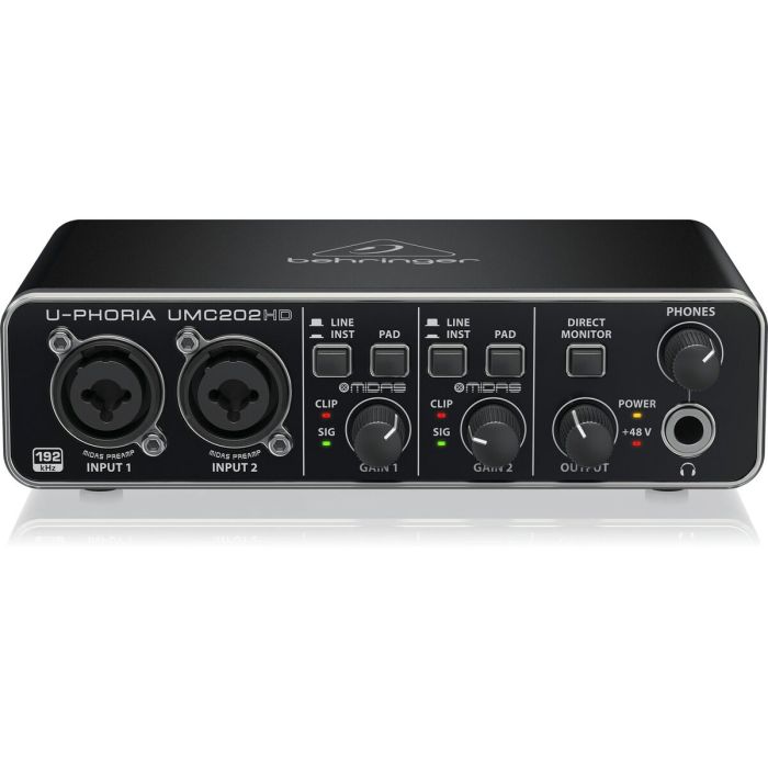Interfaz de audio Behringer UMC202HD 4 Interfaz de audio Behringer UMC202HD 4