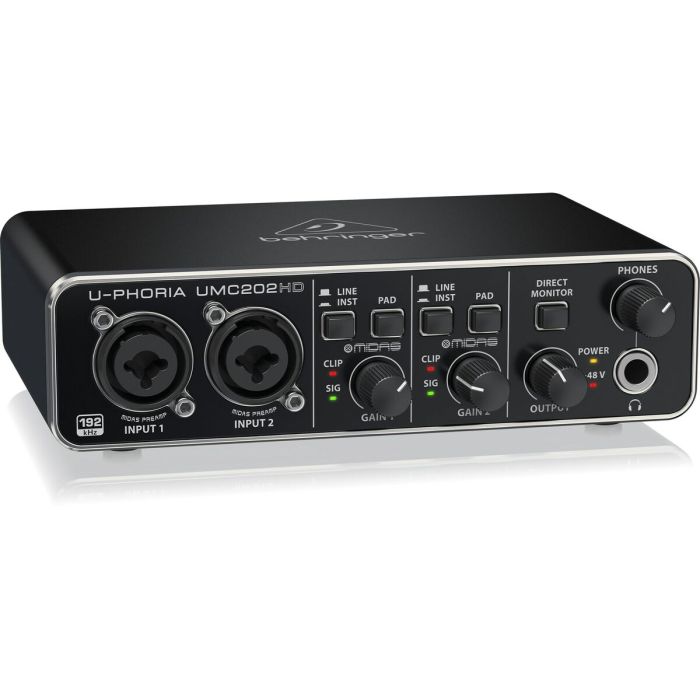 Interfaz de audio Behringer UMC202HD 3 Interfaz de audio Behringer UMC202HD 3