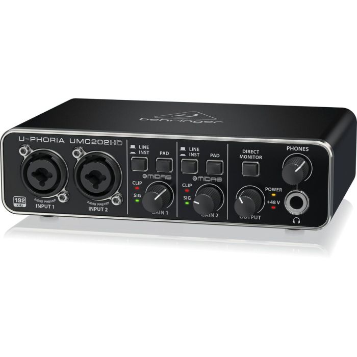 Interfaz de audio Behringer UMC202HD 2 Interfaz de audio Behringer UMC202HD 2