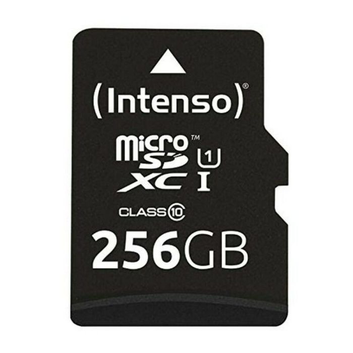 Tarjeta de Memoria Micro SD con Adaptador INTENSO 3423492 256 GB Negro 1