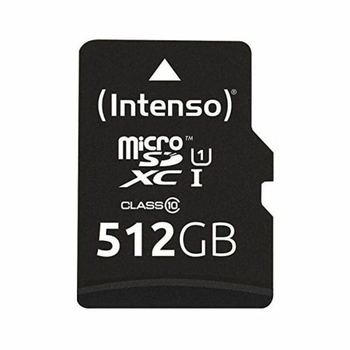 Tarjeta de Memoria Micro SD con Adaptador INTENSO 3423493 512 GB 45 MB/s 2