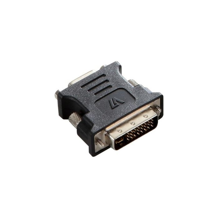 Adaptador DVI-I a VGA V7 V7E2DVIIMVGAF-ADPTR Negro