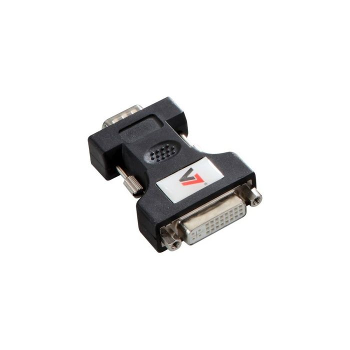 Adaptador DVI-I a VGA V7 V7E2VGAMDVIIF-ADPTR Negro