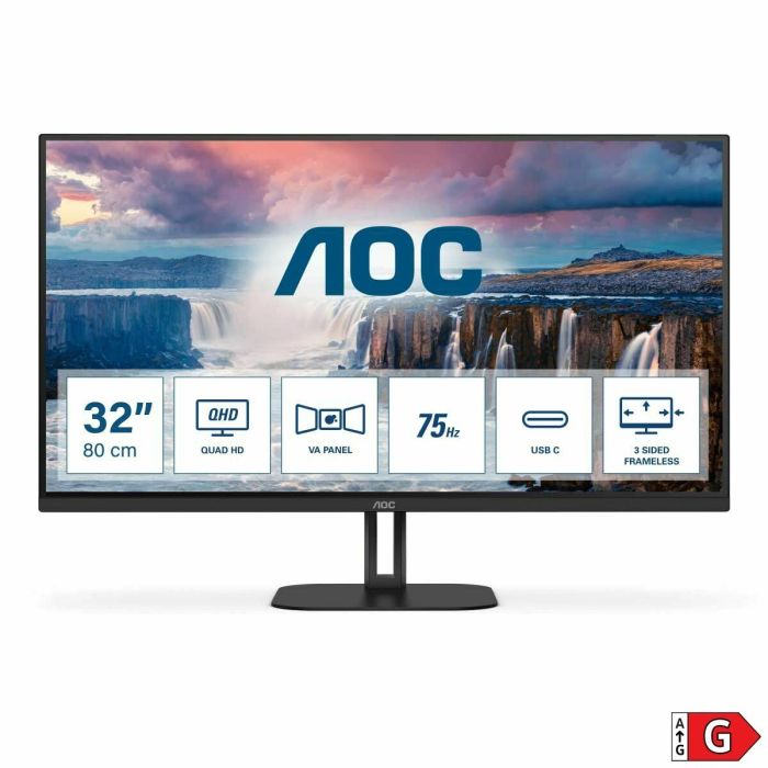 Monitor AOC Q32V5CE/BK 32" 2560 x 1440 Quad HD 5