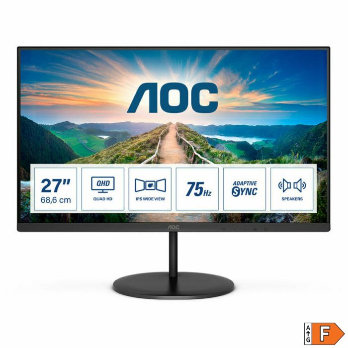 Monitor AOC Q27V4EA 27" LED IPS LCD Flicker free 75 Hz 6