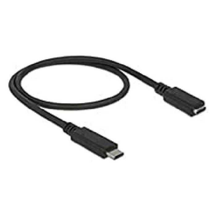 Cable Alargador USB DELOCK 85532 USB C 50 cm 