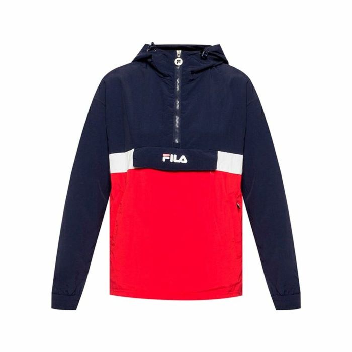 Sudadera con Capucha Mujer Fila Pavlina Rojo Azul oscuro