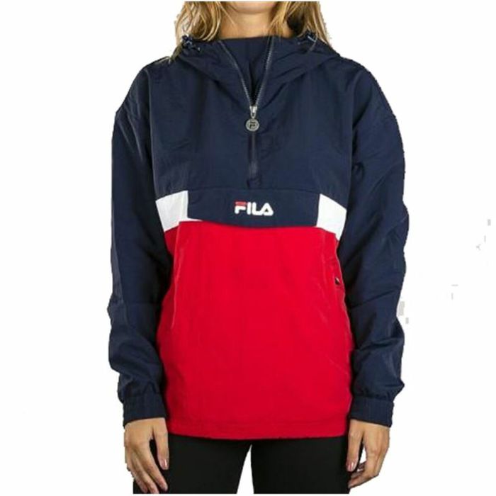 Sudadera con Capucha Mujer Fila Pavlina Rojo Azul oscuro 2