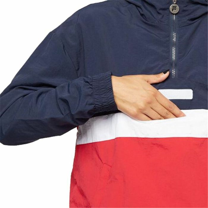 Sudadera con Capucha Mujer Fila Pavlina Rojo Azul oscuro 1