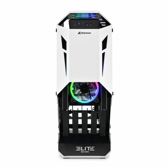 Caja Semitorre ATX Sharkoon ELITE SHARK CA700 LED RGB Negro/Blanco Blanco 3