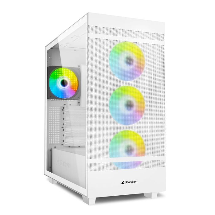 Caja Semitorre ATX Sharkoon Rebel C50 RGB ATX Blanco