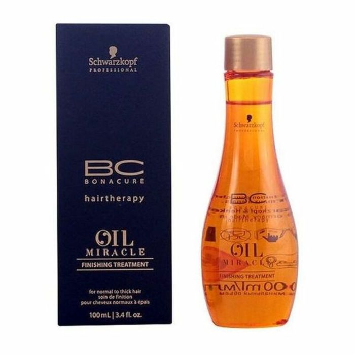 Schwarzkopf BC OIL MIRACLE Finishing Treatment Aceite de Argán para Brillo, Suavidad y Antifrizz en Cabello Normal a Grueso 100ml Schwarzkopf BC OIL MIRACLE Finishing Treatment Aceite de Argán para Brillo, Suavidad y Antifrizz en Cabello Normal a Grueso 100ml