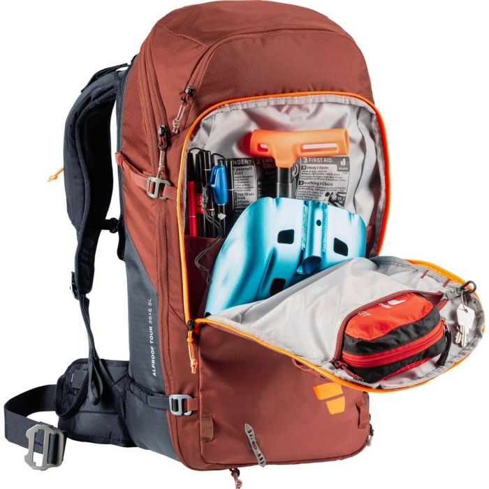 Mochila de Montaña Deuter Alproof Tour Naranja Grafito Caqui 1