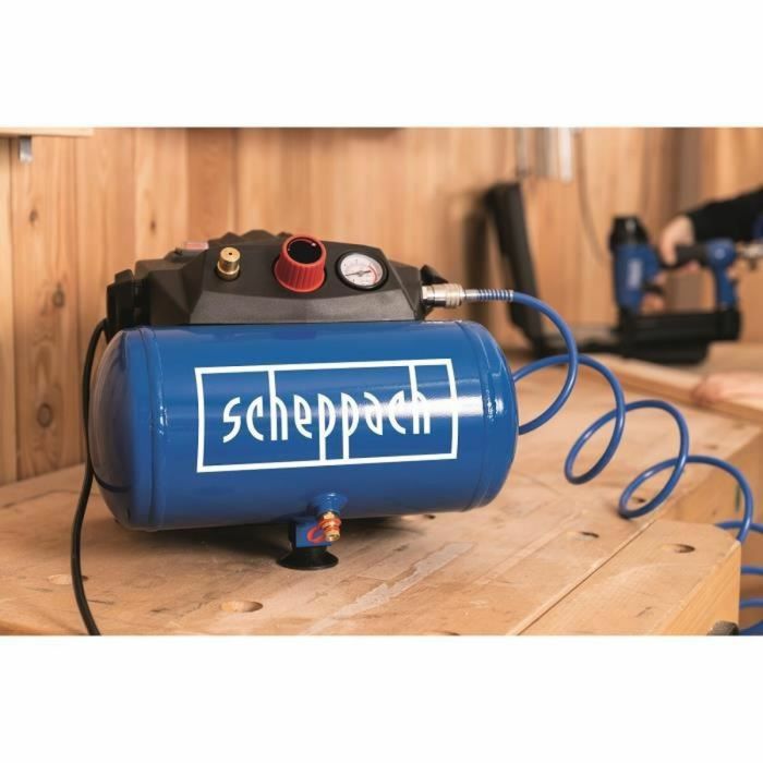 Compresor de Aire Scheppach HC06 Horizontal 1200 W 6 L 6