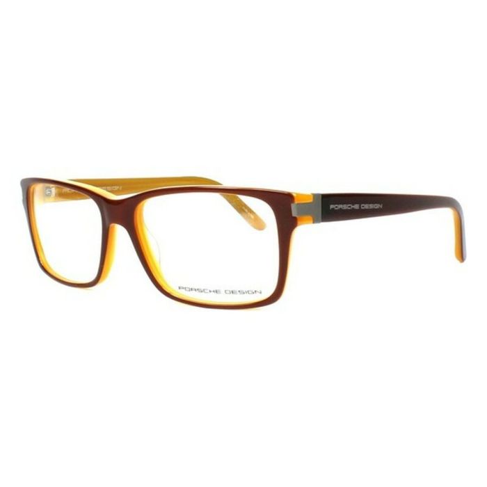 Montura de Gafas Hombre Porsche P8249-C Marrón ø 57 mm