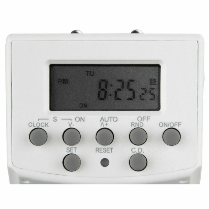 Temporizador digital Hama 00121951 Blanco 1800 W 230 V 1 Temporizador digital Hama 00121951 Blanco 1800 W 230 V 1