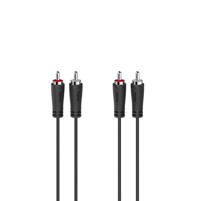 Cable 2 x RCA Hama 00205258 3 m Negro