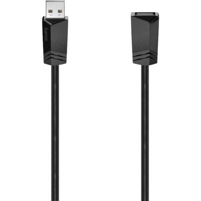 Cable Alargador USB Hama 00200619 1,5 m Negro 1