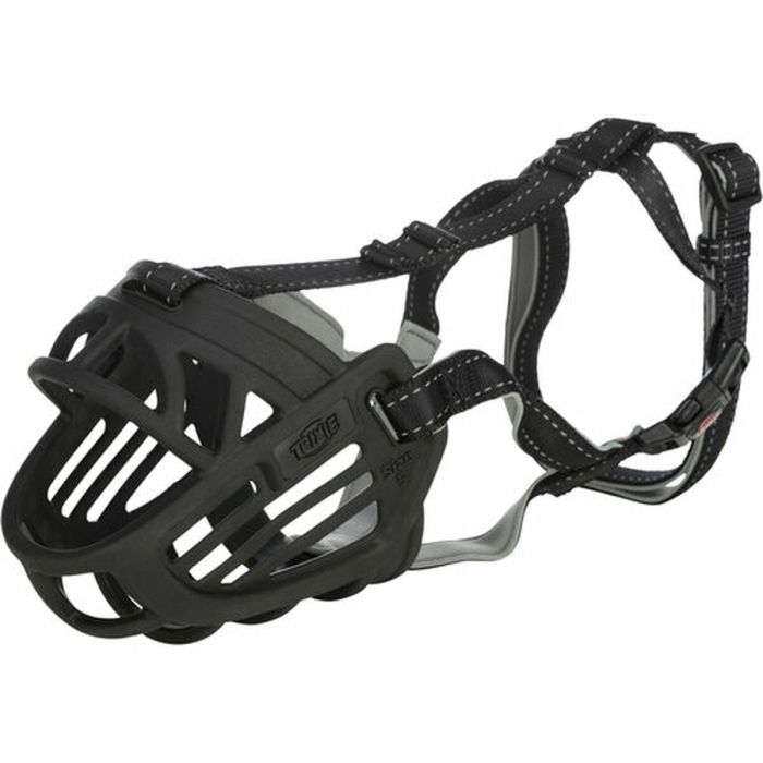 TRIXIE Muzzle Bozal Flex - Goma - Talla M/L - Negro