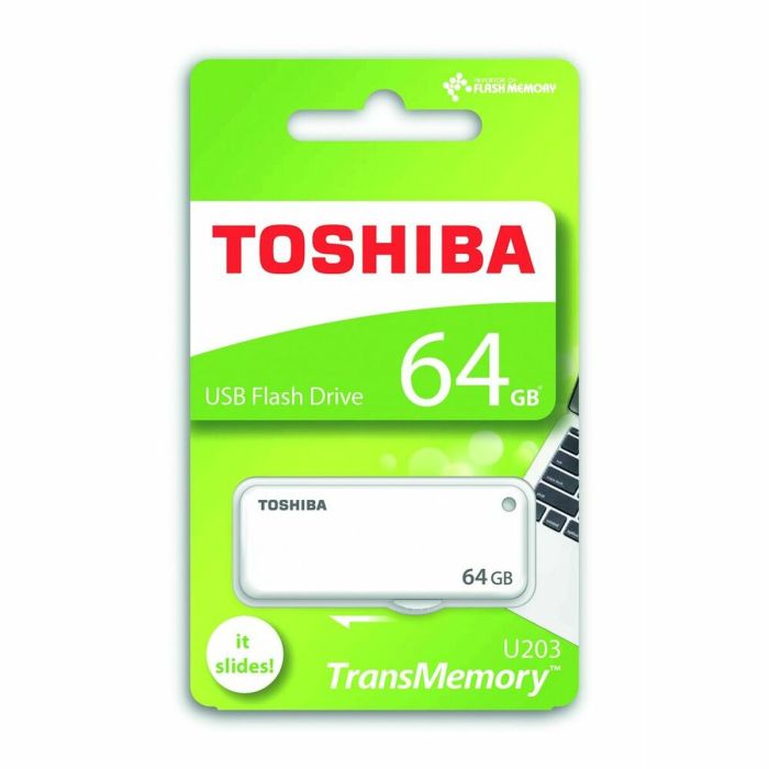Memoria USB Toshiba U203 Blanco 64 GB 1