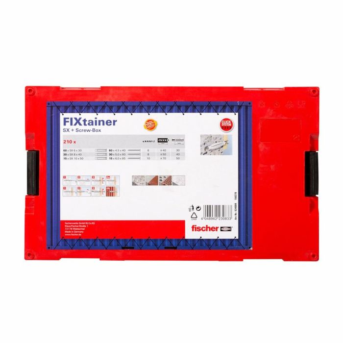 Tacos y tornillos Fischer Fixtainer Universal 210 1