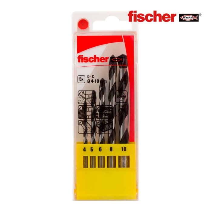 Set de brocas Fischer 536606 5 1