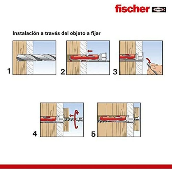 Caja de tornillos Fischer duotec 2 Unidades 2